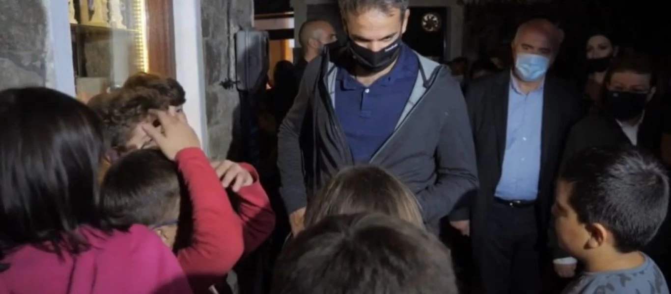 Σαμοθράκη: Το Κάστρο της Χώρας επισκέφθηκε ο Κυριάκος Μητσοτάκης